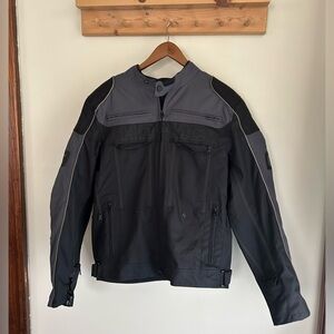 Harley-Davidson Black and Gray Performance Motorcycle Jacket